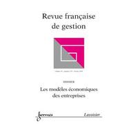 Les modeles economiques des entreprises revue franþaise de g - Collectif - Hermes Science Publications - broché - Livre