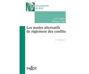 Les modes alternatifs de règlement des conflits