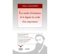 Les modes d'évaluation de la dignité de crédit d'un emprunt - Albert Salgueiro - Fondation Varenne - broché - Etude