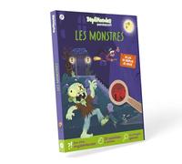 Les monstres - DépliMondes dès 4 ans: Lis, déplie, joue et frissonne avec les monstres d'Halloween de ton livre-jeu devenu imagier géant !