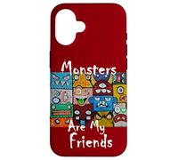 Les Monstres stupides sont Mes Amis Coque pour iPhone 16