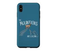 Les Montagnes Nous appellent ! Billy Goat sur la Montagne Coque pour iPhone XS Max