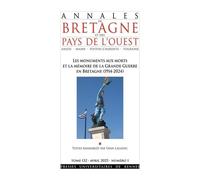 Les monuments aux morts et la mémoire de la Grande Guerre en Bretagne (1914-2024)