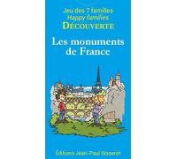 Les monuments de France Jeu des 7 familles Happy families Découverte - Christophe Lazé - Gisserot Editions - Boîte ou accessoire - Jeux livres objets