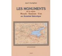 Les monuments de la region Mouch-Sassoun-Van en Armenie Historique - Carte Couleur