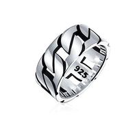 Les Motards Bijoux Pour Hommes Baguepour Hommes Gothique Tribal En Argent Sterling .925 Fait La Main En Turquie