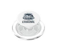 Les Motards ne passent Pas au Gris, Nous passons au Chrome PopSockets PopGrip pour MagSafe
