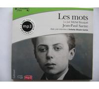 Jean-Paul Sartre – Les Mots – CD audio (lu par Michel Bouquet) – Gallimard