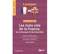 Les mots clés de la finance, de la banque et des marchés (français/anglais)
