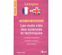 les mots clés des sciences et des techniques: français / anglais
