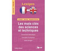 Les mots clés des sciences et des techniques Français / anglais - Frédéric Rosard - Bréal - broché - Méthode de langue