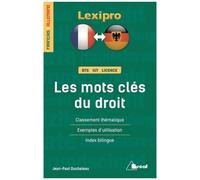 Jean-Paul Duchateau – Les mots clés du droit (français/allemand) – Dictionnaire – Broché