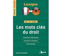Les mots clés du droit (français/allemand) - Jean-Paul Duchateau - Bréal - broché - Dictionnaire et encyclopédie