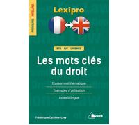 Les mots clés du droit (français/anglais) Edition bilingue français-arabe - Nejmeddine Khalfallah - Bréal - broché - Méthode de langue