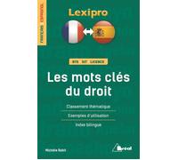 Les mots clés du droit international (français/espagnol) - Michèle Rabit - Bréal - broché - Dictionnaire et encyclopédie