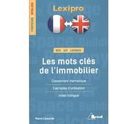 Les mots-clés de l'immobilier – Français/anglais – Bréal