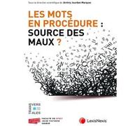 Les mots en procédure : source des maux ? Jérémy Jourdan-Marques (Auteur), LexisNexis France (Auteur)