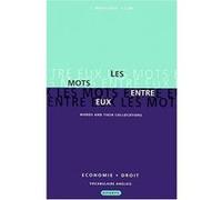 Les Mots Entre Eux - Vocabulaire Anglais, Économie, Droit