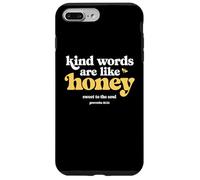 Les Mots gentils sont comme Le Miel des Abeilles chrétiennes (Proverbes 16:24) Coque pour iPhone 7 Plus/8 Plus