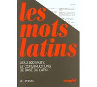 Les mots latins