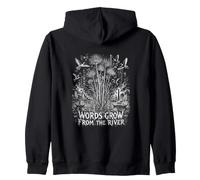 Les Mots Naissent de la poésie de River Marsh Sweat à Capuche