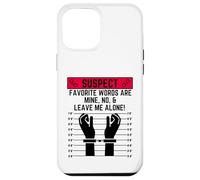Les Mots préférés Suspects sont miens Non et Laissez-Moi Seul Coque pour iPhone 12 Pro Max