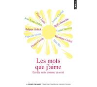 Les Mots que j'aime En dix mots comme en cent - Pierre Arditi - Points - Poche - Méthode de langue