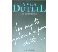 Les mots qu'on n'a pas dits