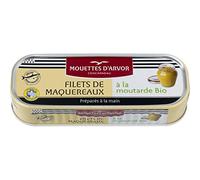 Les Mouettes D Arvor Filets de maquereaux à la moutarde bio LES MOUETTES D'ARVO
