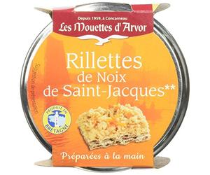 Les Mouettes d'Arvor Rillettes Saint Jacques 125 g - Lot de 3