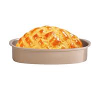 Les moules de cheesecake ovales, les moules au fromage ovales empêchent les sachets de cheesecake ovales, peuvent être utilisés pour l'entretien sans problème, de sorte que vous pouvez rapidement