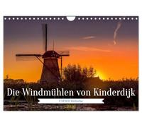 Les moulins à vent de Kinderdijk - Patrimoine mondial de l'UNESCO, Version française (Calendrier mural 2026 DIN A4 portrait), Calendrier CALVENDO mensuel