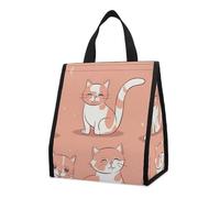 Les mouvements des chats sont différents sacs à déjeuner isothermes pour homme et femme, sac d'épicerie réutilisable, grands sacs isothermes étanches et pliables pour le travail, le camping, le