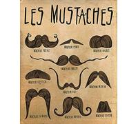 Les Mustaches Plaque en métal style vintage avec inscription « Barber Shop » 20,3 x 30,5 cm