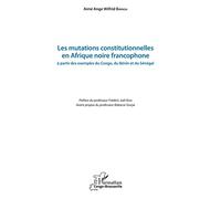 Les Mutations Constitutionnelles En Afrique Noire Francophone - A Partir Des Exemples Du Congo, Du Bénin Et Du Sénégal