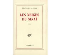 Les Neiges du Sinaï - Fereydoun Hoveyda - Gallimard - broché - Livre