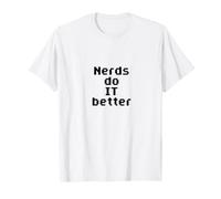 Les Nerds Font Mieux Computer Tech Geek Software Developer Dos T-Shirt