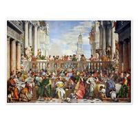 Les noces de Cana Poster de Paolo Caliari (Veronese) 30 x 20 cm Tableaux Décoration murale