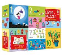 Les nombres - Coffret Livre et puzzle 25 pieces - Felicity Brooks - Usborne - Boîte ou accessoire - Livre-jeu