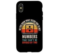 Les nombres impairs ne Peuvent Pas être divisés par Deux, Professeur de mathématiques Amusant Coque pour iPhone X/XS