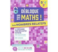 Les nombres relatifs (5e-4e-3e) - Olivier Beer - Belin Éducation - broché - Scolaire / Universitaire