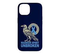 Les Nordiques combattent Le Cancer de la Prostate - Warrior Spirit Unbroken Viking Coque pour iPhone 14