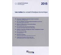 Les notes du conseil d'analyse économique