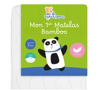 Les Noursons - Matelas Bébé Bamboo - 60x120 cm - Doux et Absorbant - Sans Traitement chimique - Fabrication Française