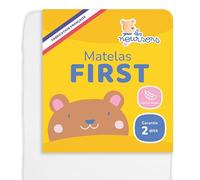LES NOURSONS - Matelas Bébé/Enfant 70x140 cm - Réversible - OekoTex® - Garantie 2 Ans - Fabrication française
