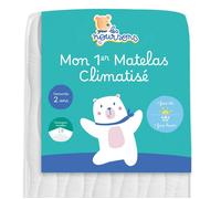 Les Noursons - Matelas Bébé / Enfant Climatisé 70x140 cm - Réversible - 1 face Été / 1 face Hiver - OekoTex® - Fabrication Française