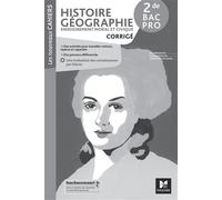 Les nouveaux cahiers - HISTOIRE-GEOGRAPHIE-EMC 2de Bac Pro - Éd. 2022 - Corrigé - Olivier Apollon - Foucher - broché - Scolaire / Universitaire