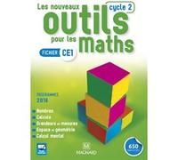 Les Nouveaux Outils pour les Maths CE1 (2016) - Fichier de l'élève Claire Delvaux (Illustration), Patrice Gros (Coordination éditoriale), Natacha Besset (Auteur), Laurence Guérin (Auteur)