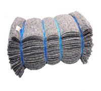 Les Nouveaux Textiles - Lot de 25 Couvertures de Déménagement 150 x 200 cm - Protection Meubles - Très Haute Résistance, 330 gr/m² - 100% Fibres Recy s - Fabriqué en France