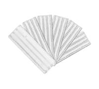 Les Nouveaux Textiles - Lot de 6 Housses Plates Microfibre Grattantes 44 x 14 cm - pour Balai Combiné - Ultra Absorbantes - Tous Types de Sols - Lavables en Machine